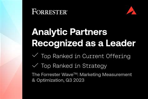 Analytic Partners Recognized As A Leader in The。